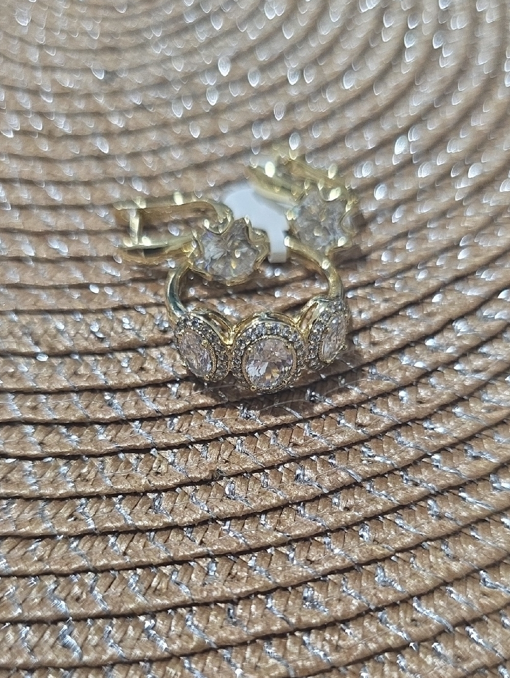 Gold Crystal Hoop Earrings - Elegant Women's Jewelry
